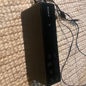 Black Sony personal audio system